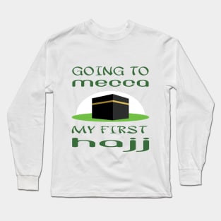 Mecca-Hajj- Eid el Adha el Mubarak Long Sleeve T-Shirt